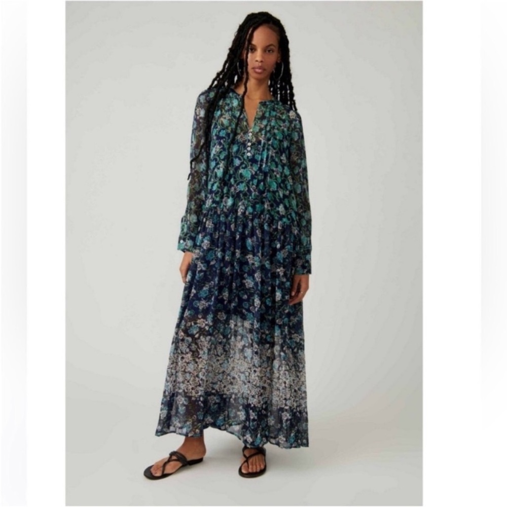 Free People See It Through Maxi Dress